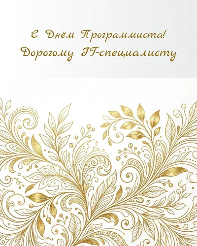 открытка с днём программиста!